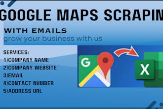 scrape google map or b2b lead generation