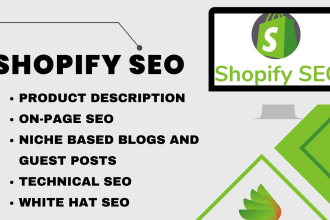 conduct product description SEO for an ecommerce shopify store to increase sales