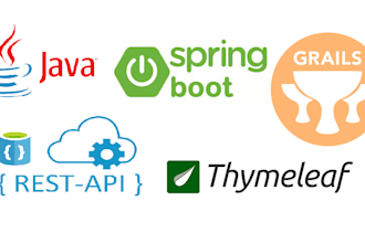 develop java spring boot project, rest api, microservices