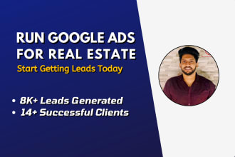 setup ROI focused google ads campaign for real estate agent