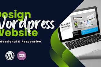 design a unique responsive wordpress website