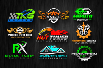 do impressive unique and modern business logo design
