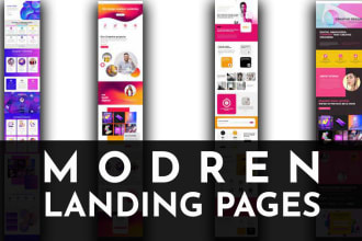 design a responsive landing page or wordpress in 24 hours