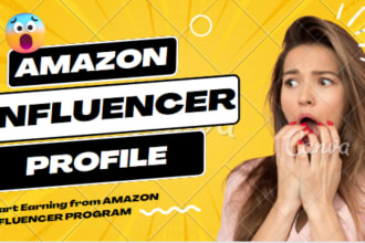 create amazon influencer profile, influencer account for amazon