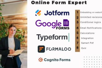build jotform, questionnaire, survey, formsite, formaloo, paperform, google form