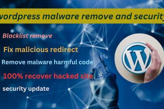 deep clean harmful malware from hacked wordpress website