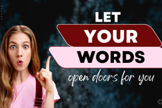 edit and proofread your recommendation or reference letters