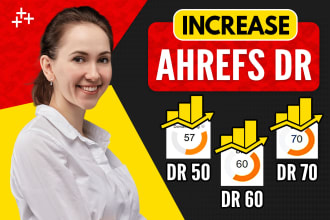 increase ahrefs DR domain rating using high authority white hat SEO backlinks