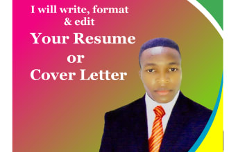 write a hybrid resume and cover letter