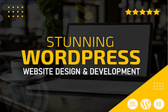 build premium business wordpress website with elementor pro