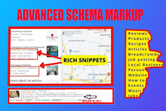 implement schema markup, rich snippets, and structured data on website
