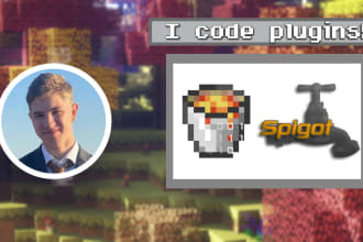 develop custom minecraft plugins for your server