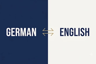 transcript and translate german and english