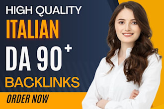 provide italy high authority italian dofollow SEO backlinks
