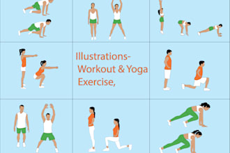 draw patient draw yoga character vector  manual instruction