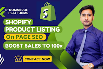 do shopify product listings, on page product seo to boost sales and rankings