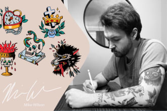 design an american traditional tattoo for you