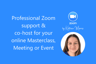 cohost, moderate, schedule, setup and manage your zoom event