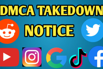 file dmca and counter notice against copyright violations and infringing data