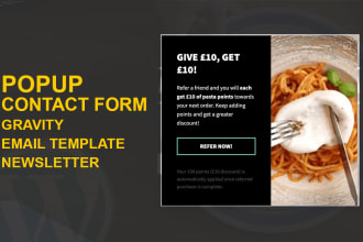 do wordpress from, popup, login signup form, email template