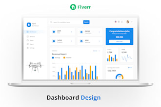 do dashboard design, saas design, admin panel, and web app ui ux in figma
