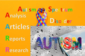 write original autism reports and aba topics within 24 hours