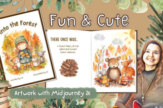 create a childrens book with midjourney ai