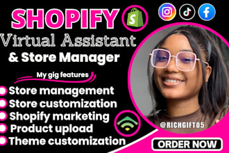 shopify virtual assistant shopify sales marketing expert shopify store manager