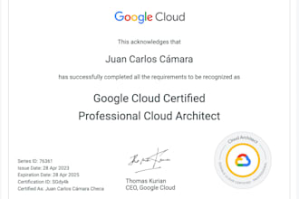 be your gcp solutions architect
