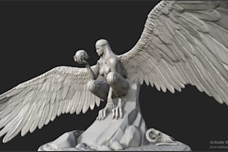 retopology and uv for 3d print model and ready to texture