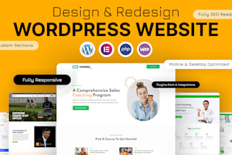 elementor expert for wordpress websites with elementor pro