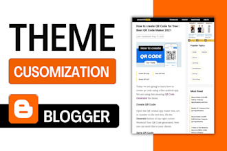 customize your blogspot blog