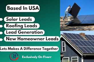 generate solar leads, roofing leads, homeowner leads in USA