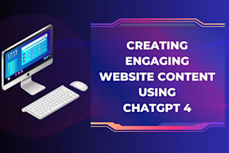 create an engaging website content with chat gpt4