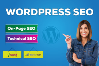 optimize wordpress technical on page SEO by yoast, rank math