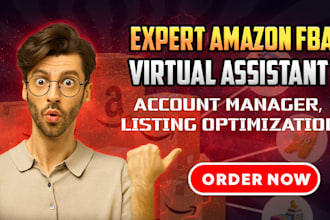 be your expert amazon fba fbm virtual assistant