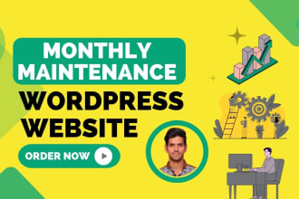 provide wordpress help desk troubleshooting and wordpress website maintenance