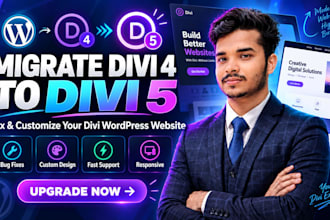 migrate divi 4 to divi 5, fix and customize your divi wordpress website