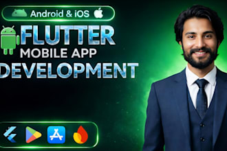 develop flutter mobile app for android and ios with firebase, bloc
