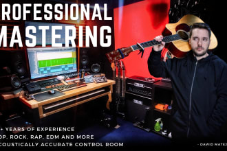 professionally master your rap, rock, pop, edm song to industry standard