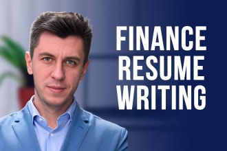 create, rewrite, optimize your finance, banking, investment resume