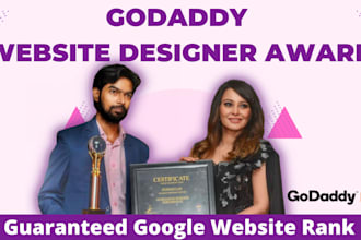 design godaddy website with godaddy builder