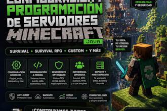 configurar tu server survival java