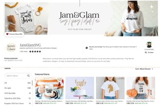 custom etsy shop branding kit and banner design
