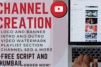 create and setup youtube channel with perfect SEO