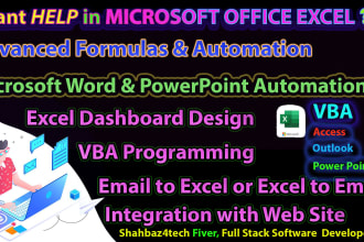 automate excel with custom vba macros  functions coding formulas error free