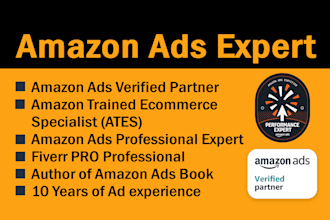 create and optimize amazon PPC ads campaigns for maximum ROI