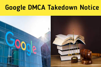 send dmca takedown request to google