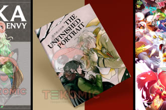 draw art for comic book covers, novels, games