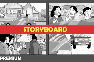 create a professional storyboard for your project